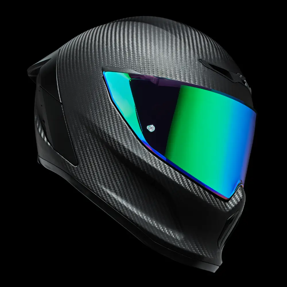 EOX Visor - Green Iridescent